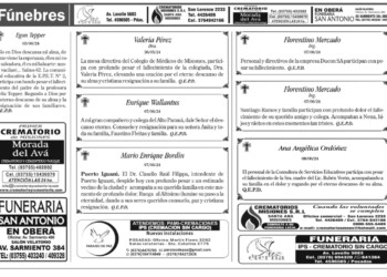 Fúnebres del domingo 9 de junio de 2024