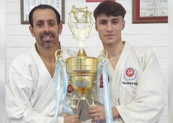 Padre e hijo buscan apoyo para viajar desde Posadas a Londres y competir en el Mundial de Karate ISKF