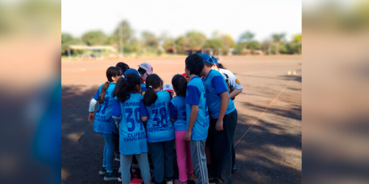 QUIEREN VIAJAR. El equipo infantil busca estar presente en Paraná.