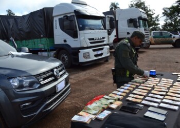 Un operativo de Gendarmería frustró el contrabando de 140 toneladas de soja