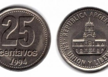 Cuáles son las monedas de 25 centavos por las que se pagan hasta $70.000