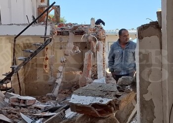 Posadas: derrumbe en obra de construcción dejó dos albañiles heridos