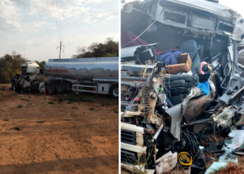 Rescatan a camionero que quedó atrapado entre los hierros tras siniestro vial