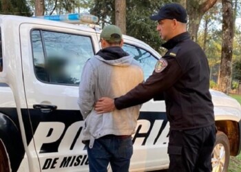 Fue detenido, tras amenazar y lesionar a su pareja en Campo Ramón