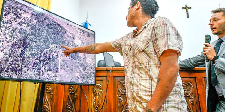 PRECISÓ ANTE EL TRIBUNAL PENAL 2. El 17 de agosto de 2023 Velázquez indicó el lugar y horario en que fue torturado por los policías. (Gentileza M. Otaño, @mmo_marcos)