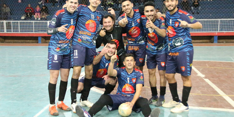 SALTO DE CATEGORÍA. CAPRI logró el ascenso a la categoría A1 (Segunda). (Foto Gentileza Sólo Futsal)