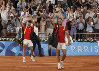 Nadal y Alcaraz fueron eliminados en el dobles de Paris 2024