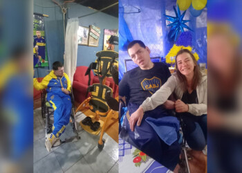 Inician campaña de colaboración para poder comprar una silla postural para Martín