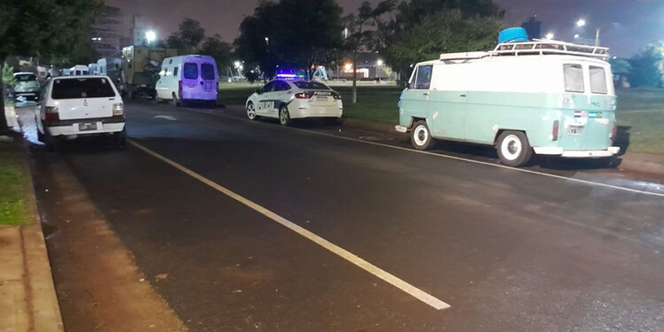 MOTORHOME. Una testigo identificó el móvil de donde provenían los gritos.