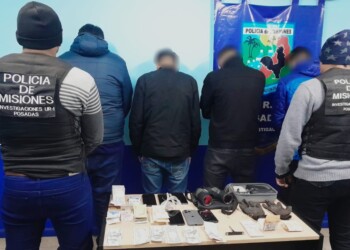 Cayó en Posadas banda de ladrones cordobeces con inhibidores