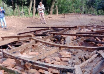 San Ignacio: entraron a la comunidad Mbokajaty y destruyeron dos viviendas