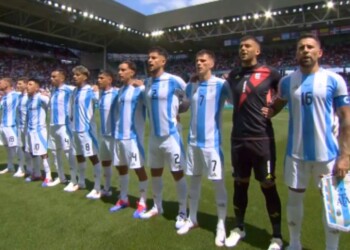 Video: el Himno argentino fue silbado en Francia en el debut de la Selección Sub-23
