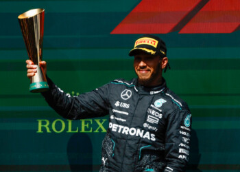 F1: Hamilton festejó en Bélgica tras la descalificación de Russell