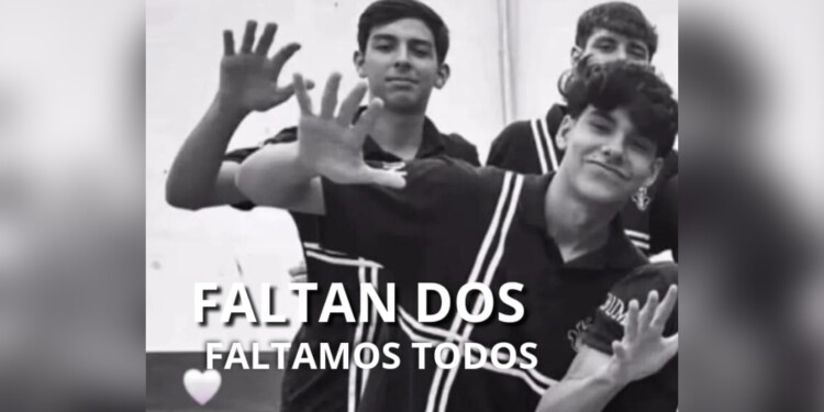 Luca Ceballos y Juan Cruz Martínez fallecieron el miércoles 17 de abril