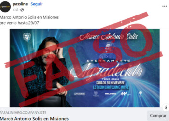 Estafa: desmienten presunto show de Marco Antonio Solís en Posadas
