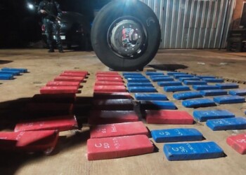 Hallaron más de 156 kilos de marihuana escondidos en las ruedas de un camión