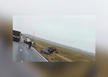 Trágico siniestro vial sobre la ruta 14 dejó cinco personas muertas