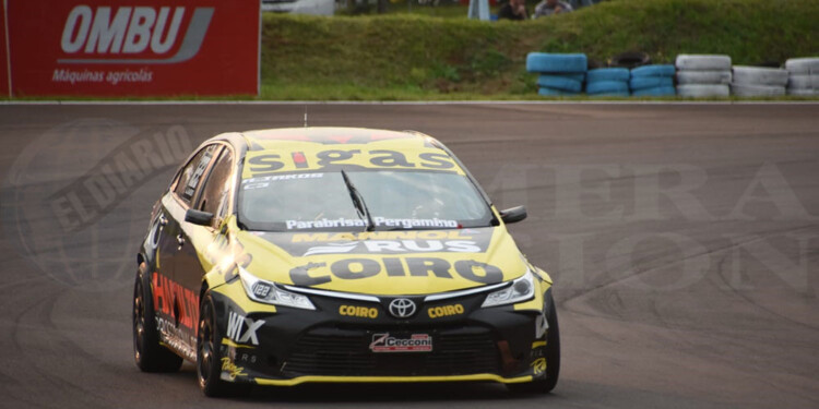 AL FRENTE. Jakos, con el Corolla del Coiro Hamilton Team, se llevó los primeros tres puntos del fin de semana.