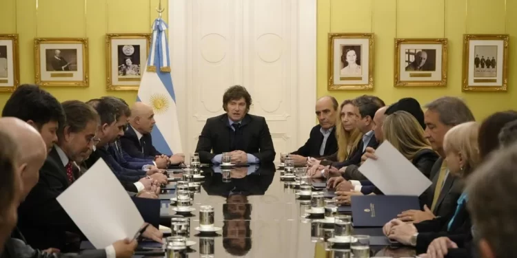 La reunión de Milei con los diputados