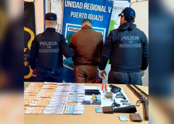 Secuestran armas, droga y dinero en Wanda
