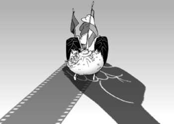 El tractor yerbatero en Buenos Aires: ¿protesta planificada o un documental?