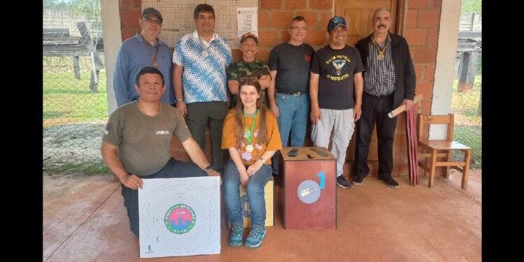AL BLANCO. Los tiradores que se subieron al podio el último finde.