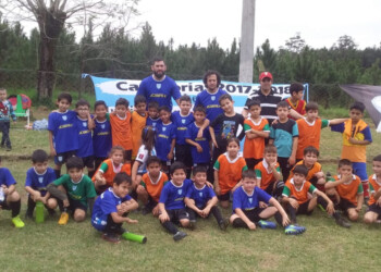 Fiesta del fútbol de los chicos en Nueve de Julio