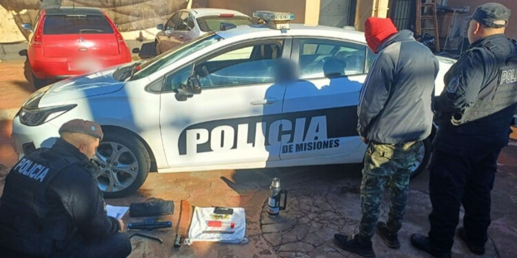 DETENIDO. El joven de 23 años fue alojado en la seccional Primera de la UR-II.