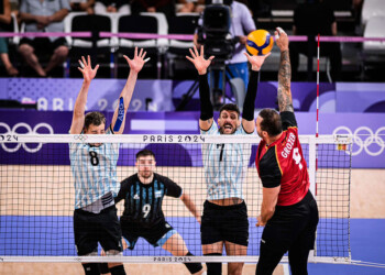 París 2024: la Selección argentina de vóleibol no pudo con Alemania