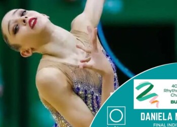 Video: gimnasta israelí realizó su performance con una canción de Ramón Ayala en Europa