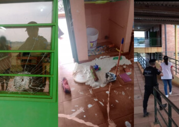 Cuatro estudiantes provocaron daños en su escuela en Oberá