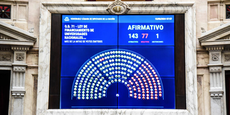 La semana pasada, se aprobó en general la ley de financiamiento de universidades nacionales en la Cámara de Diputados. Ahora, se tratará en el Senado.