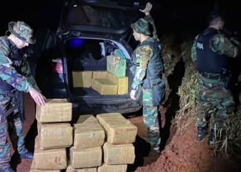 Abandonaron un automóvil con 300 kilos de marihuana