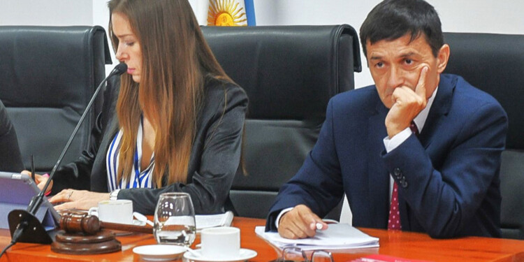 PROTAGONISTAS. Los jueces titulares del TP-1, Viviana Gladis Cukla y Gustavo Arnaldo Bernie, presidenta y uno de los vocales para el debate anunciado.