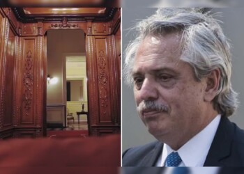 Aseguran que Alberto Fernández “se le tiró encima a una periodista kirchnerista y la besó” en el ascensor de Casa Rosada