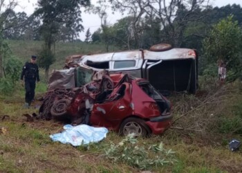 Un muerto y dos heridos tras choque frontal en la ruta nacional 14