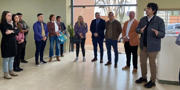 IN SITU. Sciarra encabezó la delegación que se llevó la experiencia de Misiones, que es mirada a nivel país.