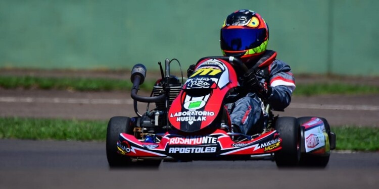 DOBLE FESTEJO. Husulak, en Junior, se quedó con su primera pole position (Foto gentileza D. Rektor - Prensa FeMAD)