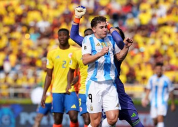 Argentina cayó ante Colombia en Barranquilla por las Eliminatorias