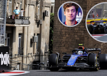 Colapinto cerró un buen viernes tras el choque y espera la competencia: días y horarios de la F1 en Bakú