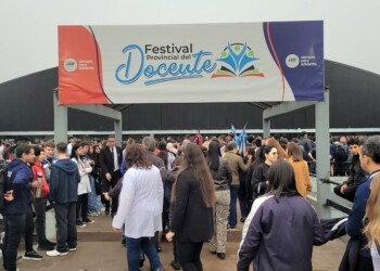 Se vive a pleno el Festival Provincial del Docente en Campo Grande
