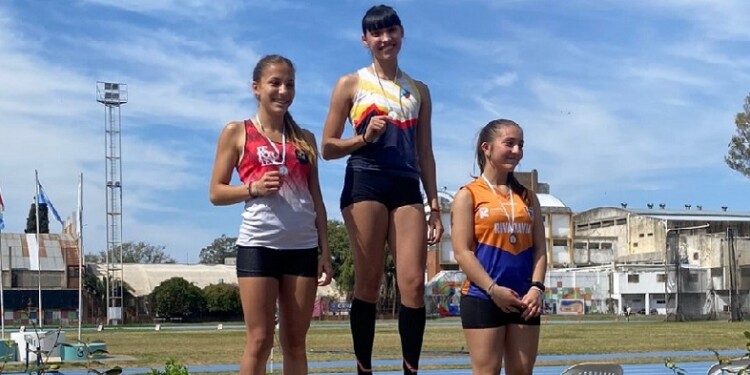 MONARCA. Con esa marca, Brizuela fue campeona en la Copa de Clubes U-20.
