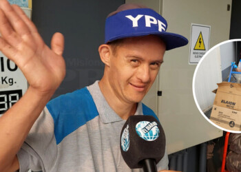 Matías, el abanderado para la inclusión de personas con Síndrome de Down en el ámbito laboral de Posadas