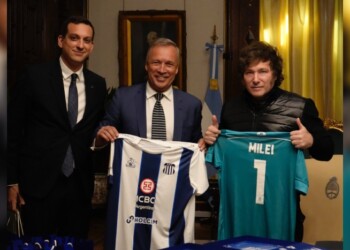 Milei y el presidente de Talleres insistieron con las SAD en el fútbol argentino