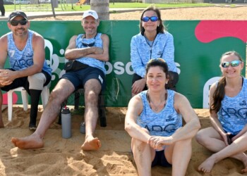 La Selección argentina de vóleibol de playa adaptado se lució en las canchas de Costa Sur