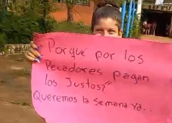 Sentada en el BOP 17 en reclamo de la Semana del Estudiante