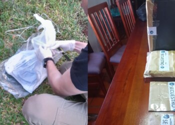 Netbooks y un celular escondidos en el jardín: qué dejó el allanamiento a suegros de Kiczka