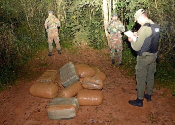 Detectaron cargamento de droga puesto a “enfriar” en el Alto Paraná