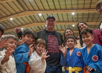 Acción plena en la Copa Mercosur de judo