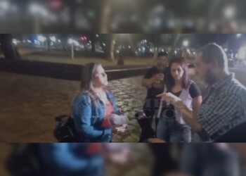 El padre de Germán Kiczka irrumpió en la marcha contra la pedofilia y amenazó a los vecinos